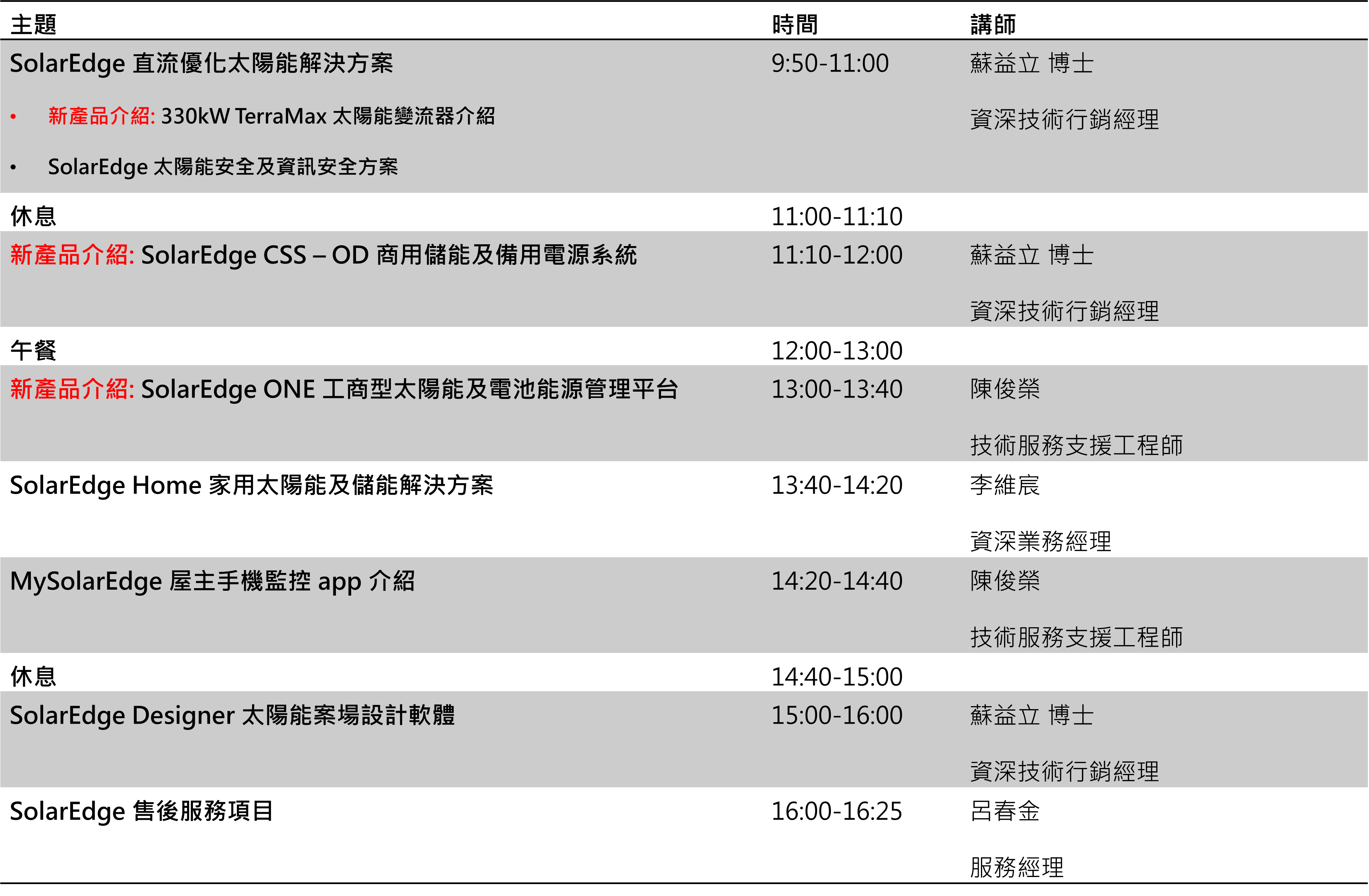 agenda